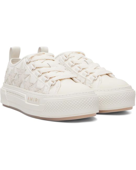 Amiri White Stars Court Low Sneakers