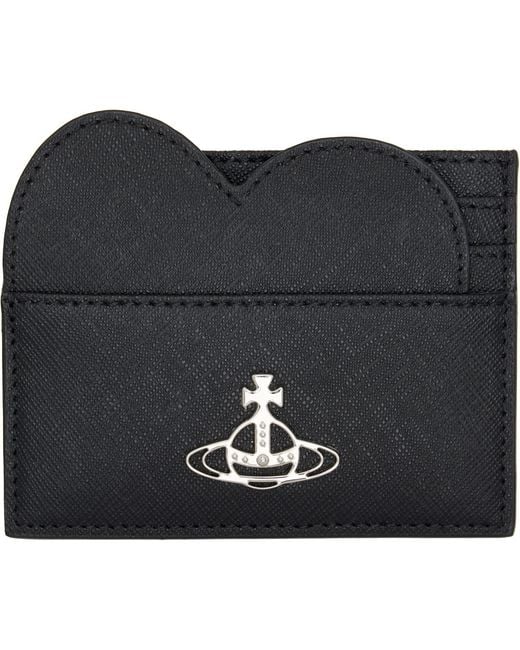 Vivienne Westwood Black Heart Card Holder