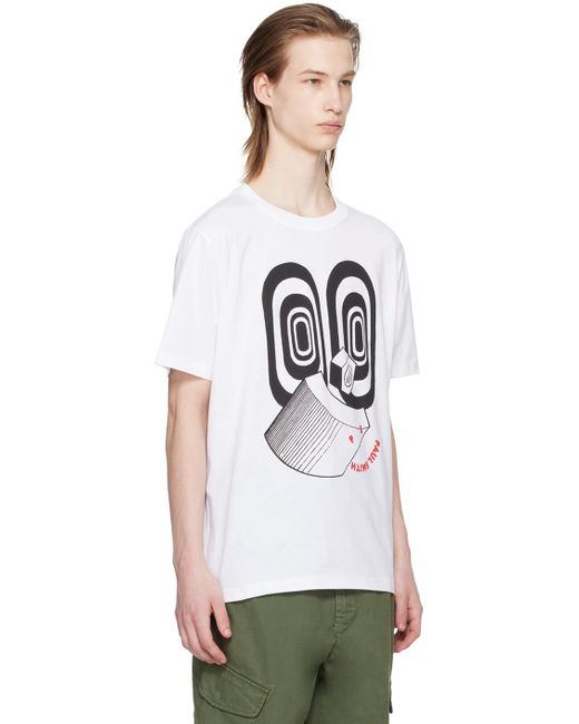 PS by Paul Smith Black White Graphic T-shirt for men