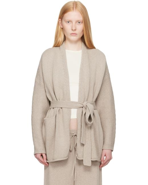 Lauren Manoogian Natural Taupe Coto Cardigan