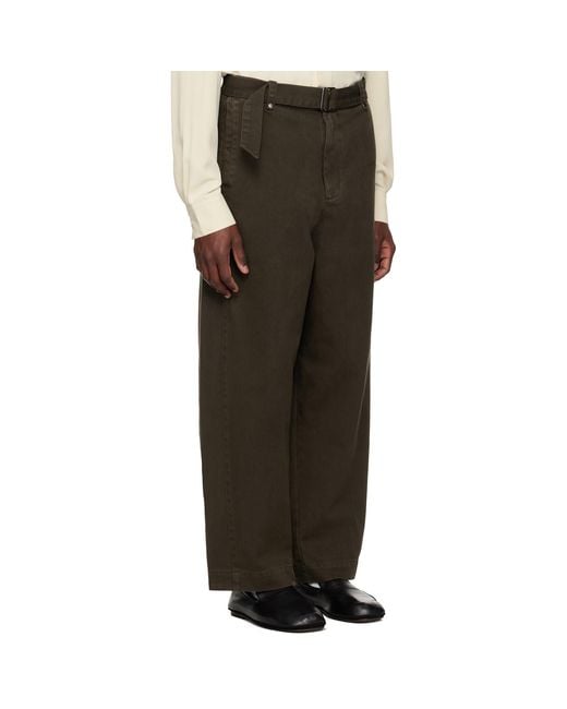 Entire studios Black Gully Trousers for men