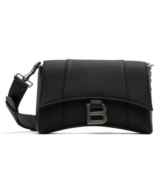 Balenciaga Black Xxs Downtown Bag for men