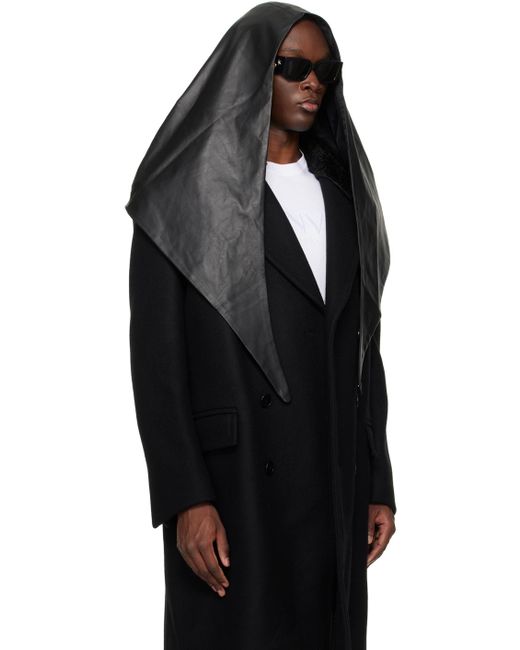 Lanvin Black Future Edition Hood Beanie for men