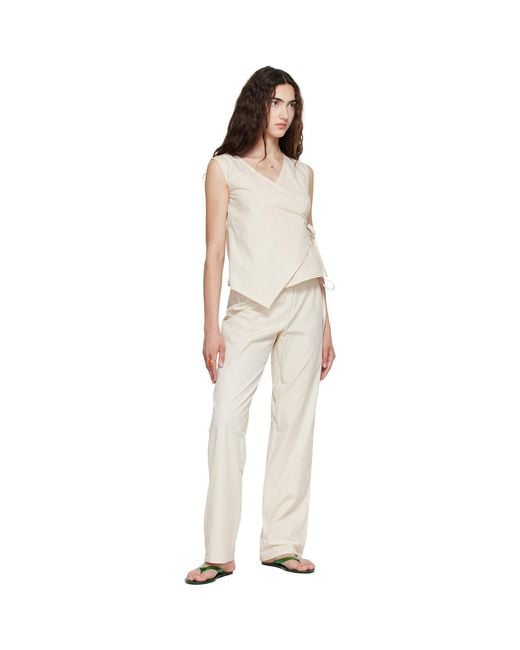 Brooke Callahan Natural Wrap Top