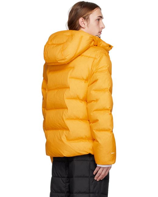 The North Face Orange Yellow Sierra Down Jacket for men