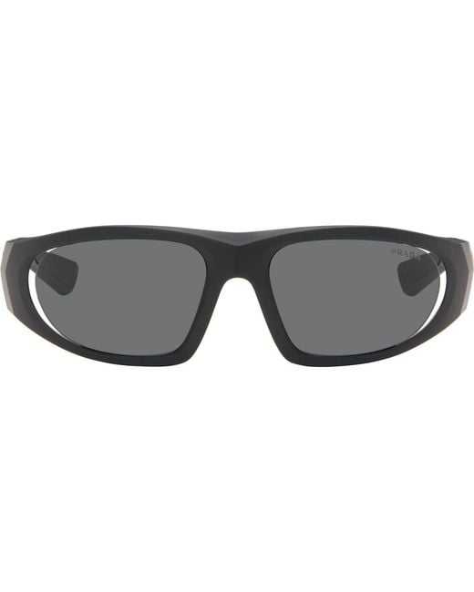 Prada Gray Ps B03S Sunglasses for men