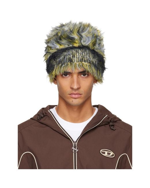 DIESEL Brown K-Alliseo Beanie for men