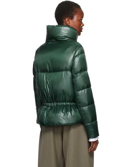 Herno Green Lightweight Down Jacket Lyst Canada