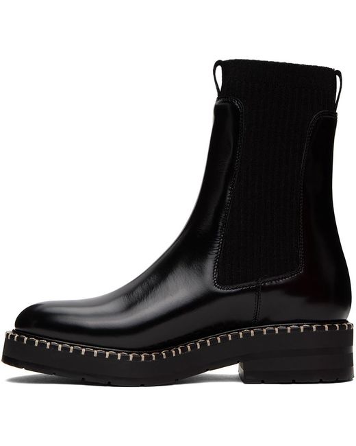 Chloé Black Noua Ankle Boots