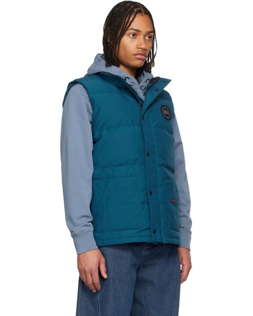 Veste Freestyle Crew Bleue Rembourrée En Duvet Canada Goose pour homme en coloris Blue