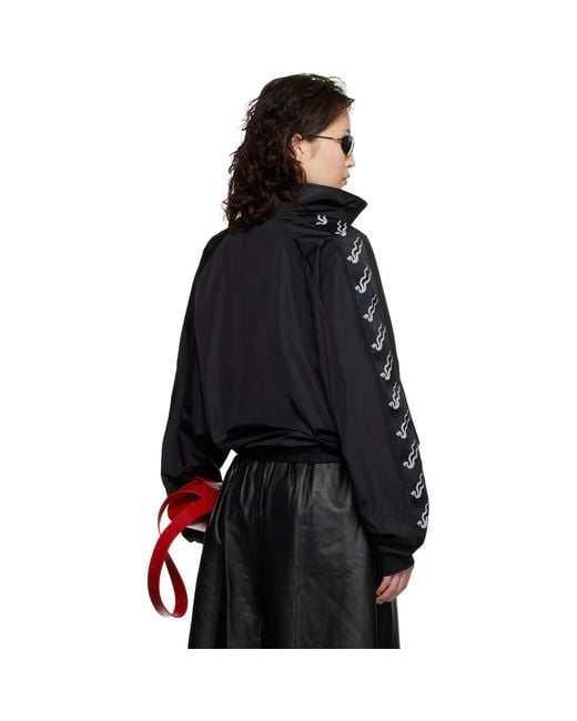 Lu'u Dan Black Windbreaker L-D Jacket