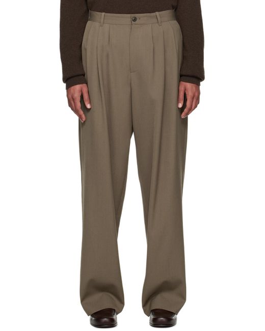The Row Gray Rufus Trousers for men