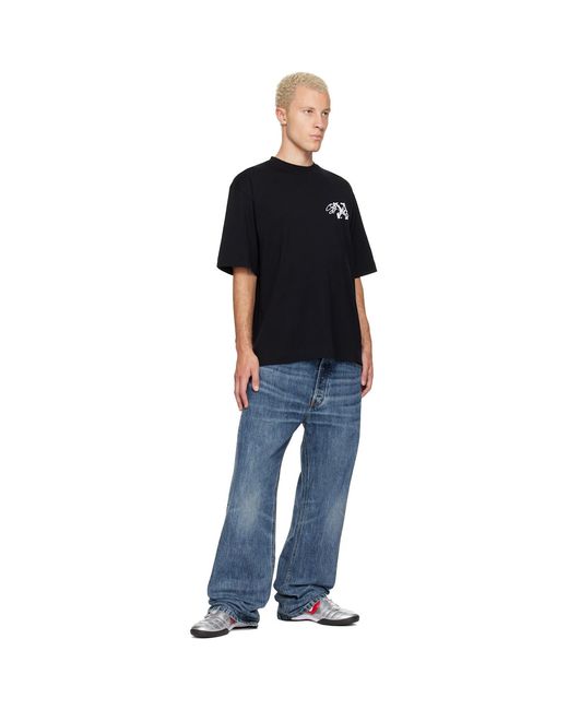 Off-White c/o Virgil Abloh Black Stroke 2 Arrow Skate T-Shirt for men