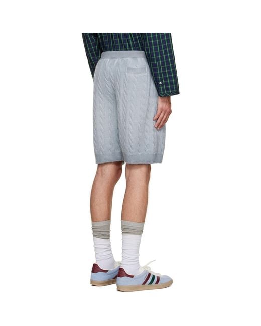 MERYLL ROGGE Blue Drawstring Shorts for men