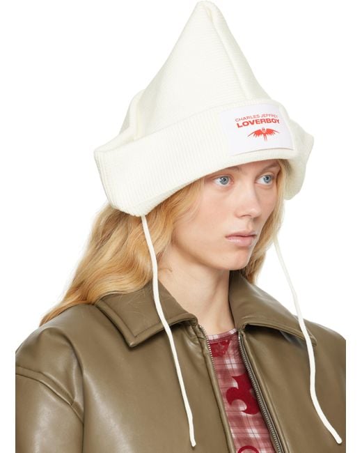 Charles Jeffrey ホワイト Paper Boat ビーニー Multicolor