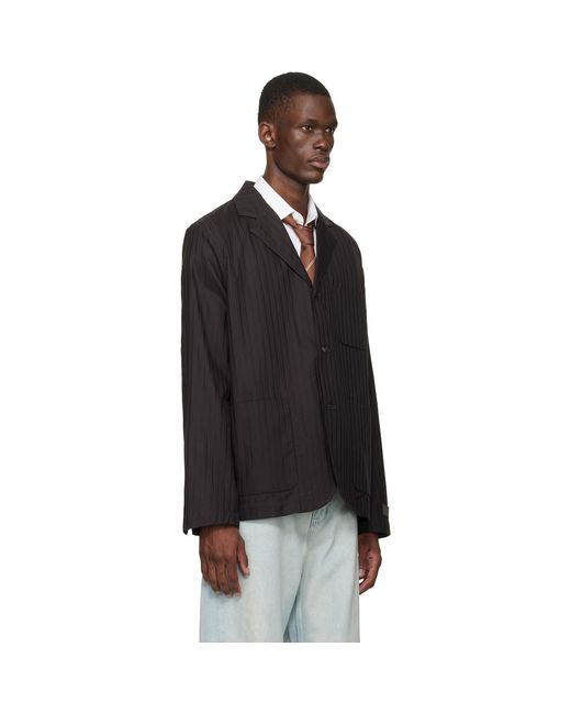 Lacoste Black Elevated Seasonal Blazer for men