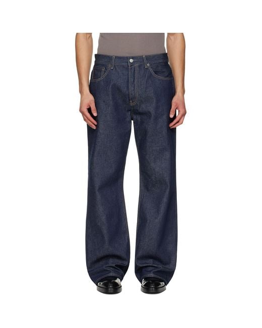 Acne Blue Regular Fit 2021M Jeans for men