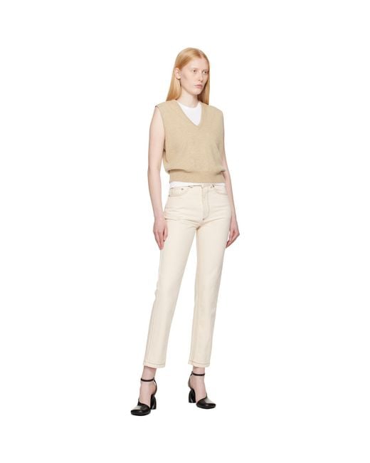 AMI Natural Classic Fit Jeans
