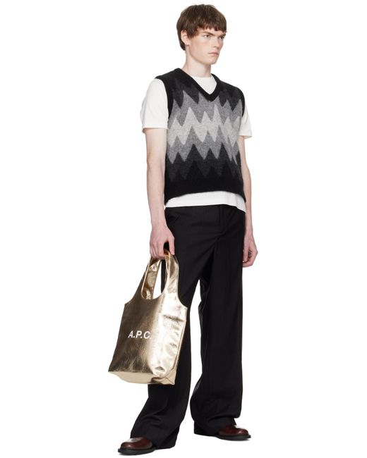 メンズ A.P.C. ゴールド スモール Ninon トートバッグ Natural