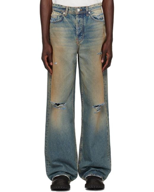 Enfants Riches Deprimes Blue Corpse Pose Jeans for men