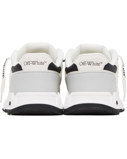 Off-White c/o Virgil Abloh White & Black Kick Off Sneakers