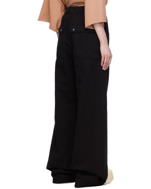 Pantalon de détente geth noir à glissière bela Rick Owens en coloris Black