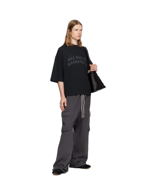 Fear Of God Black Field Cargo Pants for men