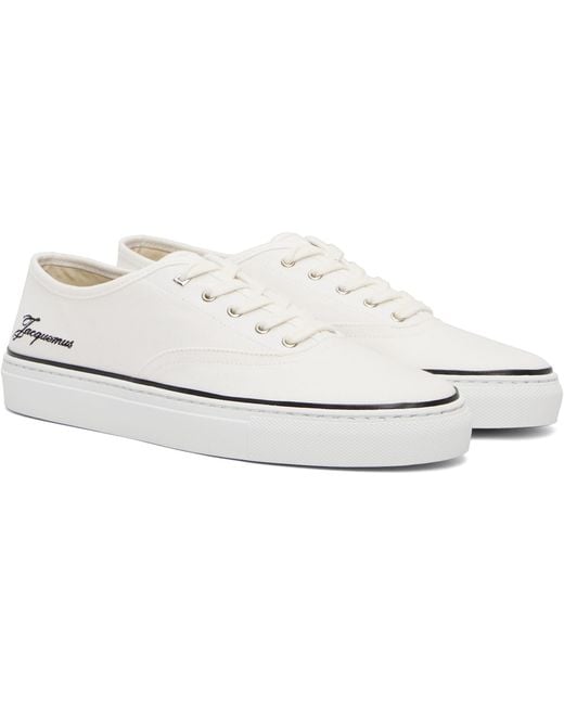 Jacquemus Black Off- 'The Féfé' Sneakers for men