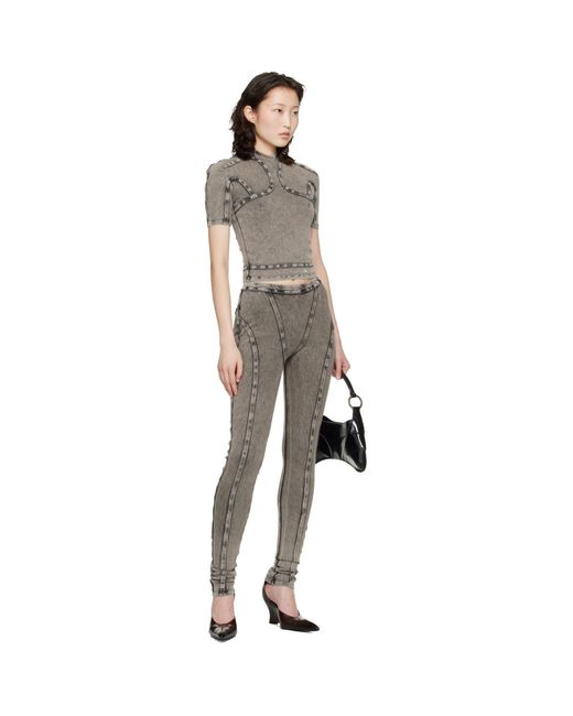 KNWLS Black Scuba Top