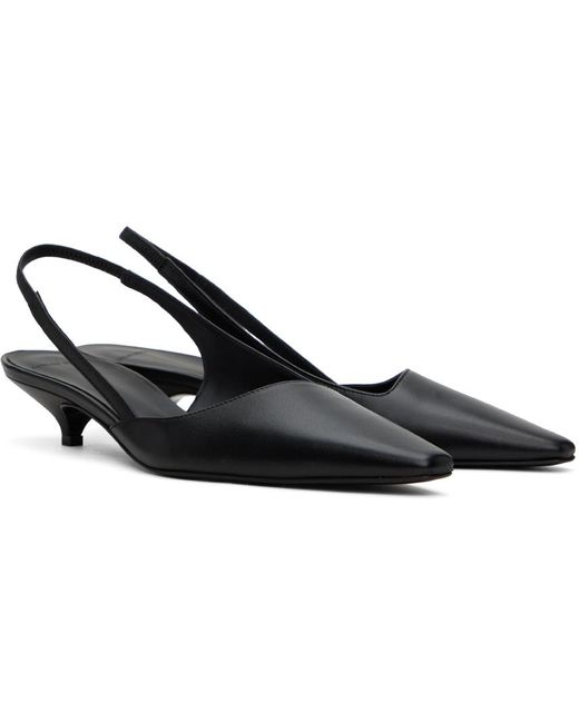 Chaussures à petit talon abside noires Loulou Studio en coloris Black
