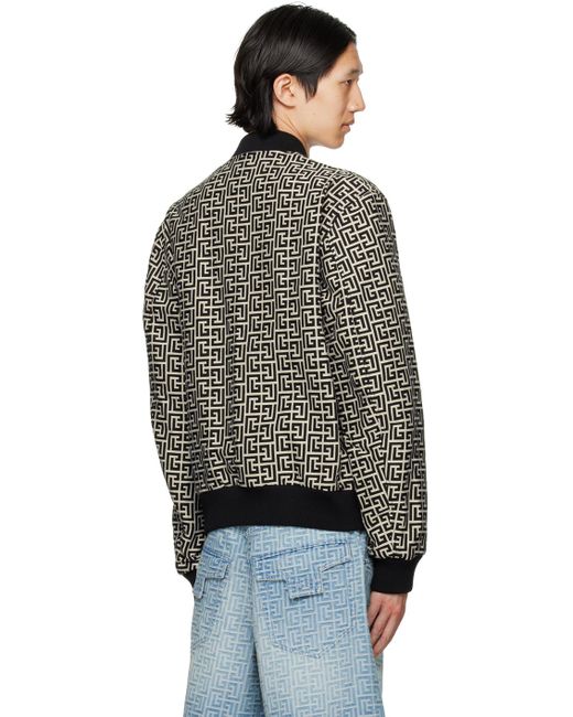 Bombers Balmain pour homme en coloris Black