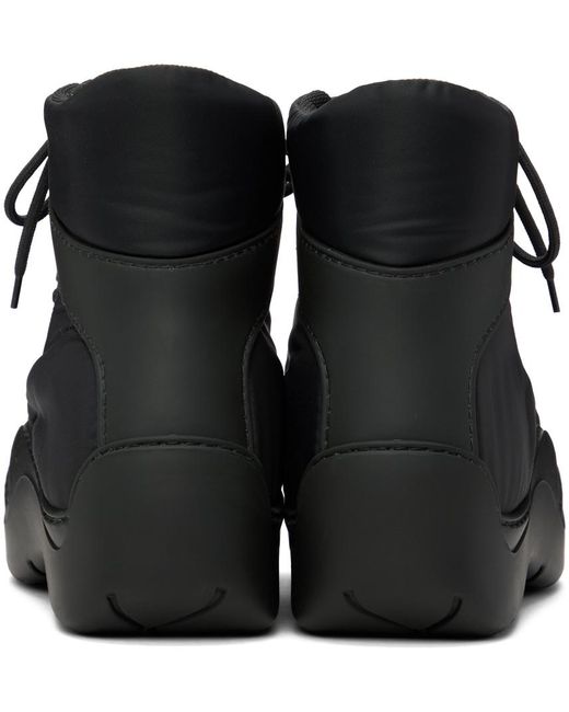 Bottega Veneta Black Puddle Bomber Boots for men