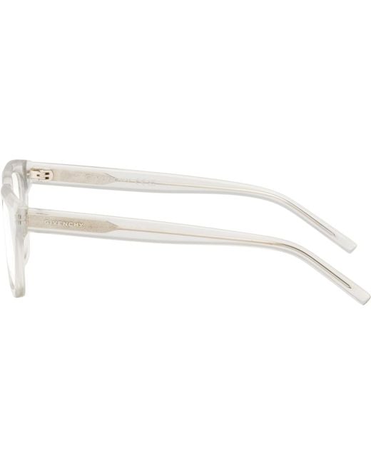 Givenchy Multicolor Transparent Gv Day Rectangle Glasses