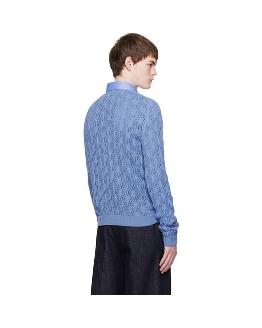 Vivienne Westwood Blue Frost Sweater for men