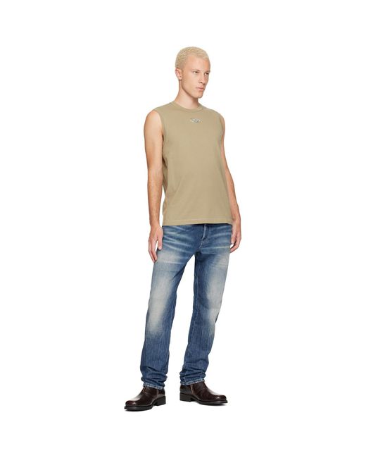 DIESEL Green Khaki T-Bisco-Iod Tank Top for men