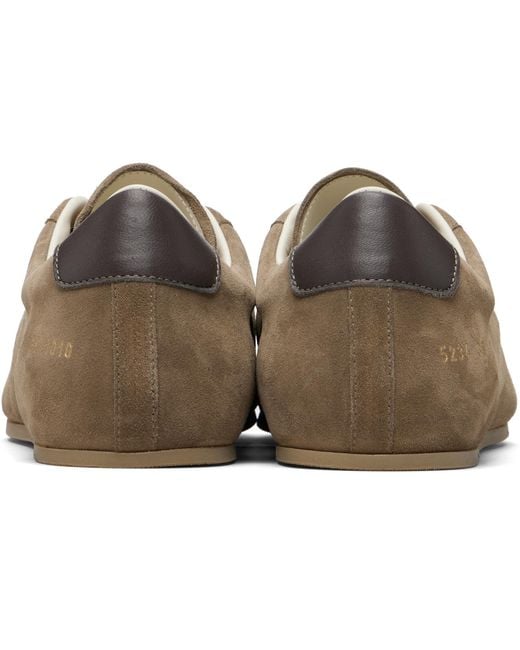 Common Projects Black Taupe Driving Sneakers for men