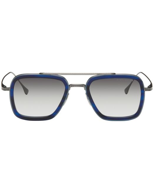 Dita Eyewear Black Gunmetal Flight.006 Sunglasses for men