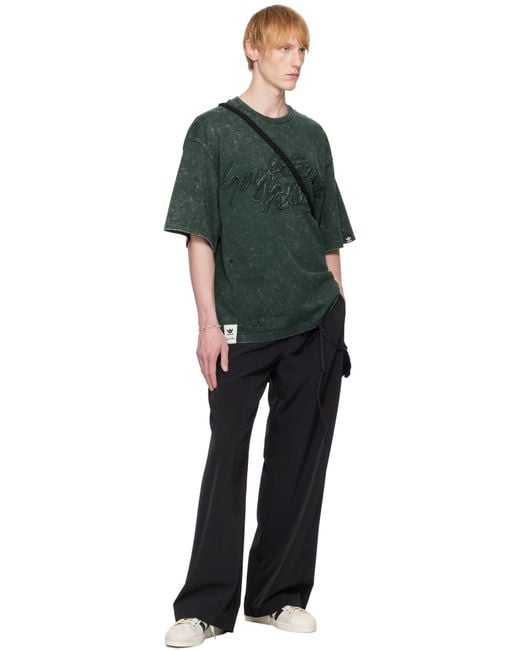 Song For The Mute Green Adidas Originals Edition Washed T-Shirt for men