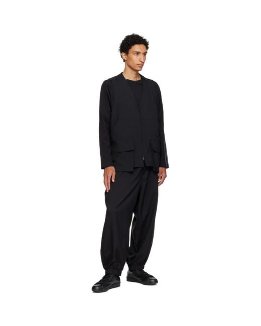 Y-3 Black Superstar Sneakers for men
