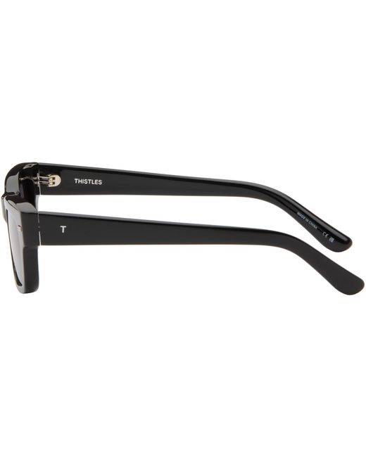 THISTLES Black 'The Jack' Sunglasses