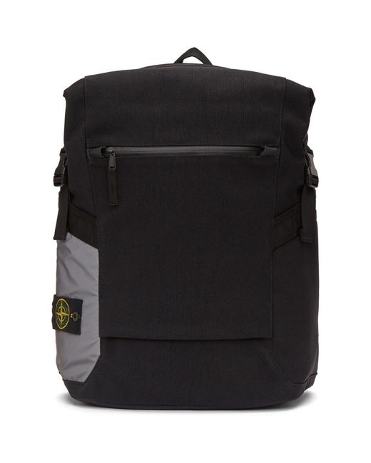 Stone Island Black 91670 Backpack for men