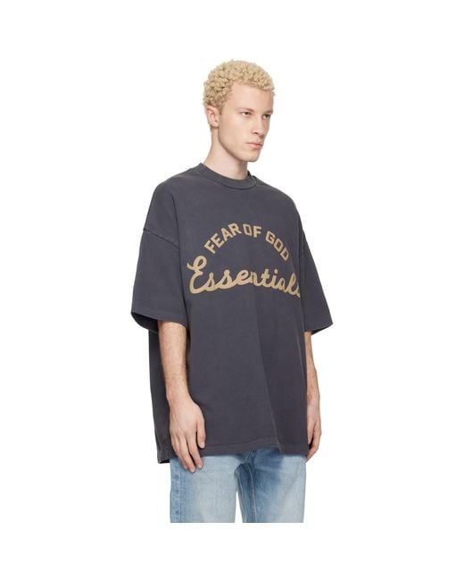 Fear Of God Blue Training 90S Short Sleeve T-Shirt for men