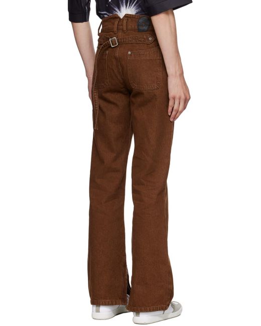 Youths in Balaclava Brown Hussar Jeans for men