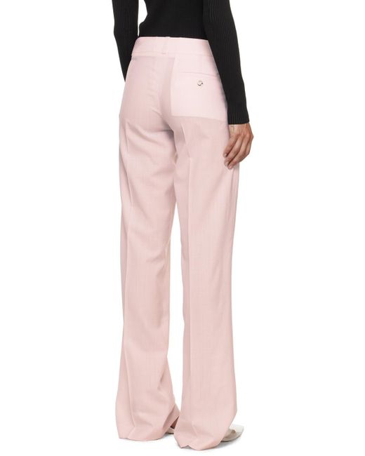 Coperni Black Pink Glen Check Trousers