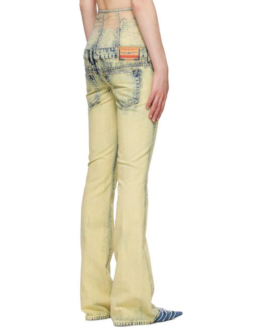 DIESEL ブルー 1969 D-ebbey ジーンズ Yellow