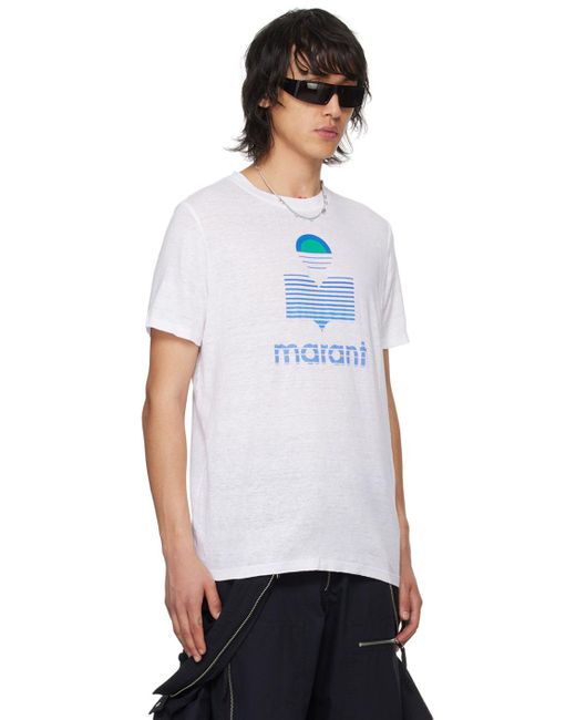 T-shirt karman blanc Isabel Marant pour homme en coloris White