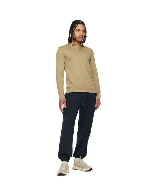 Boss Blue Drawstring Sweatpants for men