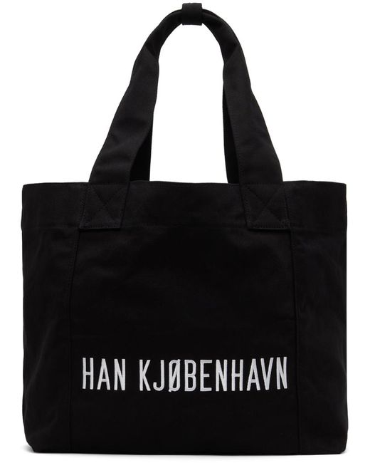 Han Kjobenhavn Black Logo Tote for men