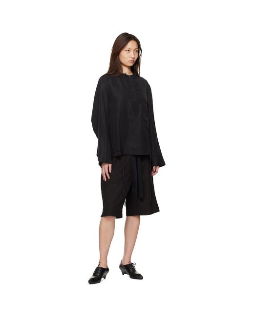 Studio Nicholson Black Demba Shorts