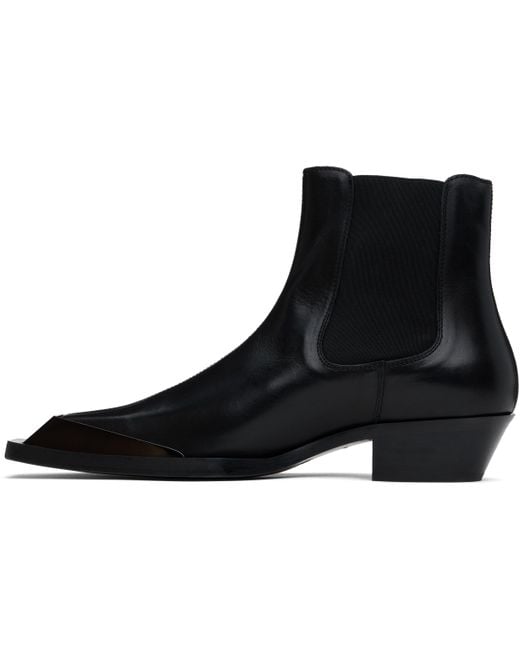 DIESEL Black D-Tona Chelsea Boots for men